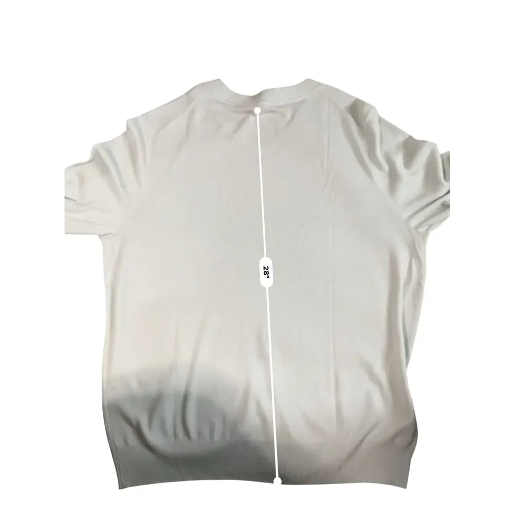 Alfani Merino Wool Quiet Luxury Preppy V Neck Sweater Mint Green NWT XXL